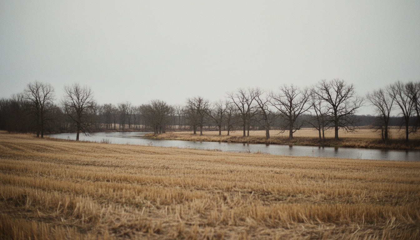 A battlefield on the Thames in Ontario in October: